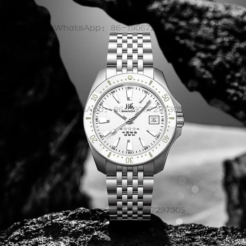 Time Island Watch 1 Store Shanghai Watch Men's Automatic Mechanical Diving Watch Ceramic Ring Strong Luminous