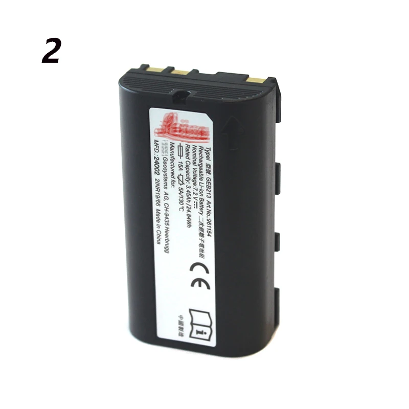 

2 pieces Li-ion Battery GEB213 for Leic GS10 GS15 GS20 GPS1200/GRX1200/ATX1200 Series GNSS Receiver