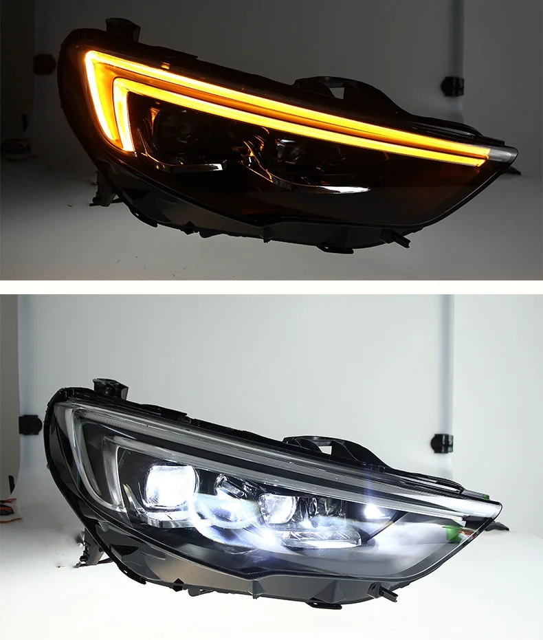 for 17-19 New Buick Regal Headlight Assemblies Modified matrix High-end Headlights and Daytime Running Lights