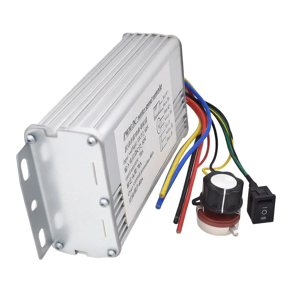 10-60V 70A DC Motor Controller With Forward Reverse Switch Aluminum Heat Sink For Industrial Electric Vehicle Automation