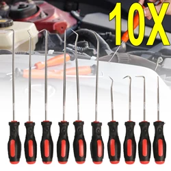 10pcs Car Pick And Hook Set O Ring Seal Gasket Puller Oring Removal Screwdriver Hand Tool Oil Sealing Auto Vehicle Repair Tools