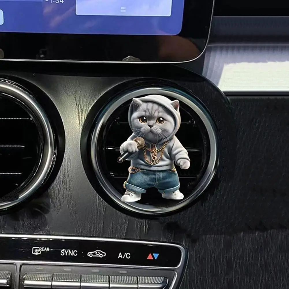 سيارة الهواء تنفيس الروائح الديكور معطّر الهواء رائحة الداخلية طويلة اكسسوارات الديكور سيارة تنفيس دائم كليب X7W6