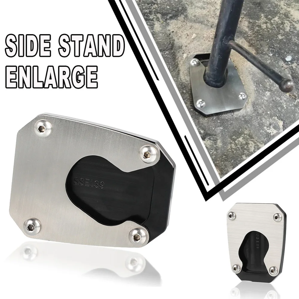 For HONDA VFR1200X VFR 1200X VFR800X 1200 CROSSTOURER/DCT Kickstand Foot Side Stand Extension Pad Support Plate Enlarge