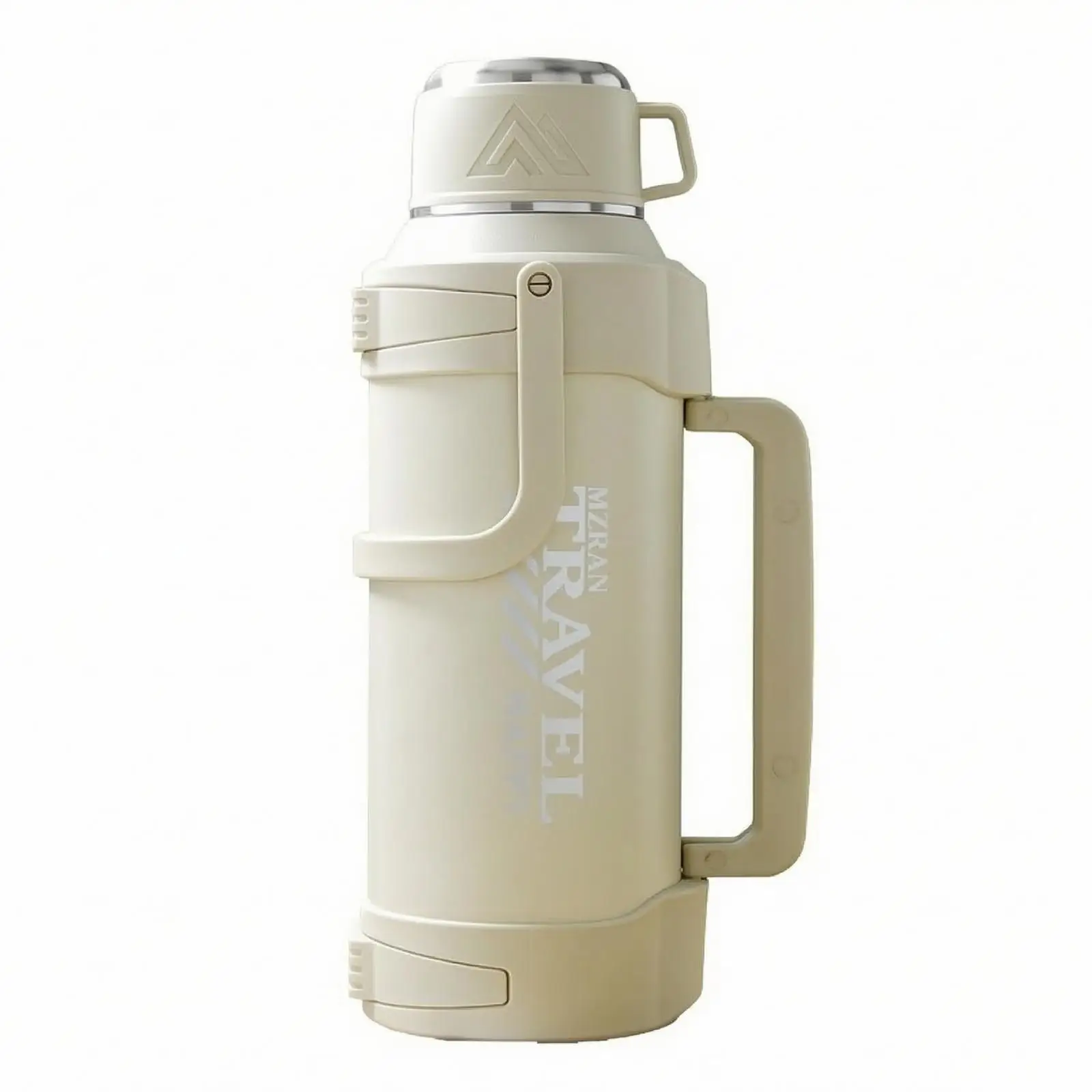 Large Capacity Outdoor Thermal Bottle 5200ml Stainless Steel Thermos with Tea Infuser for Camping Hiking Group Adventures