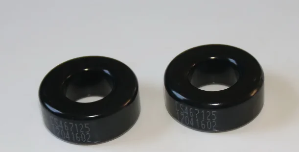 2pcs CS467125 All Black Iron Silicon Aluminum Magnetic Ring 184-125A