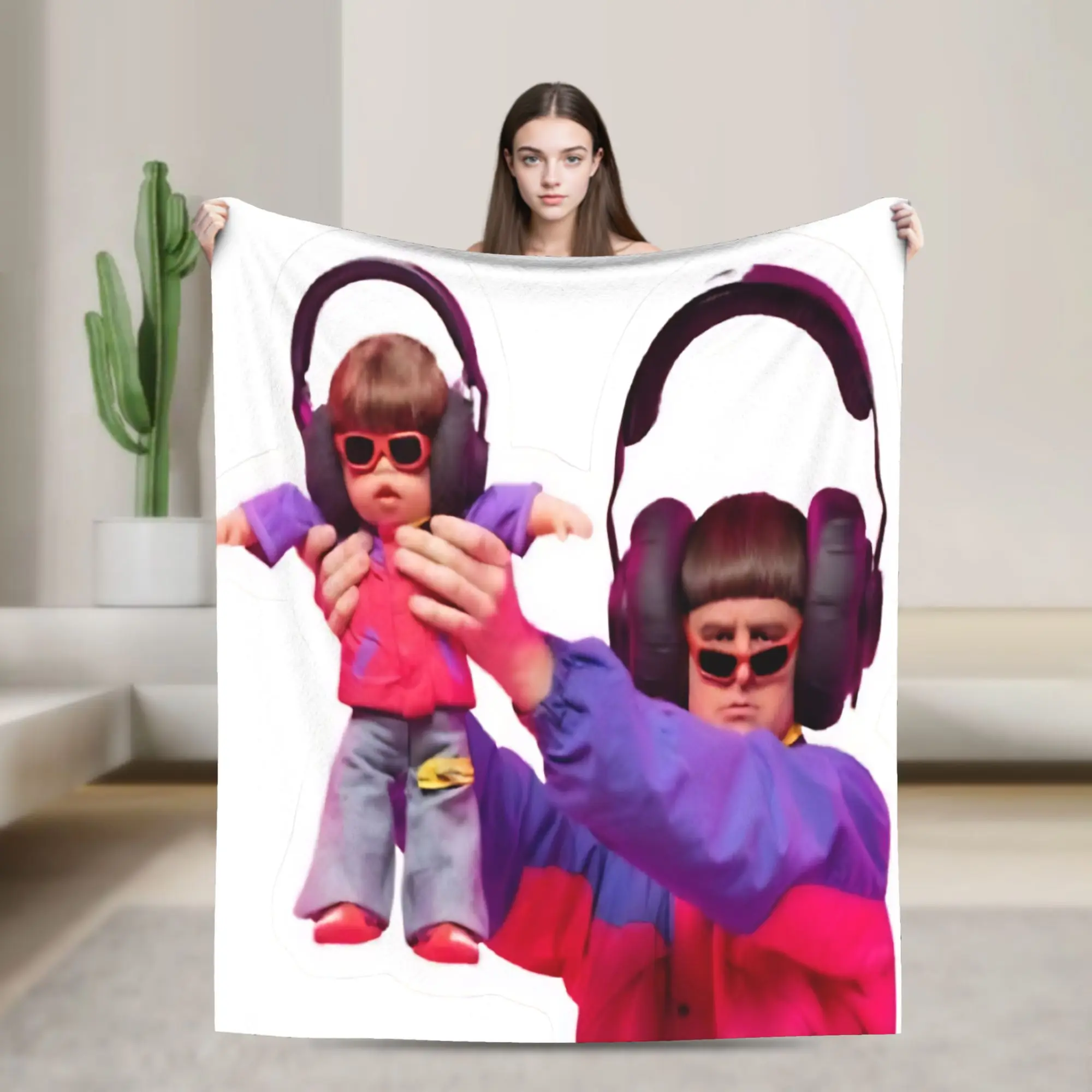 Oliver Tree Born Different Legends Blanket  Flannel Funny Soft Throw Blankets for Home Restaurant Summer