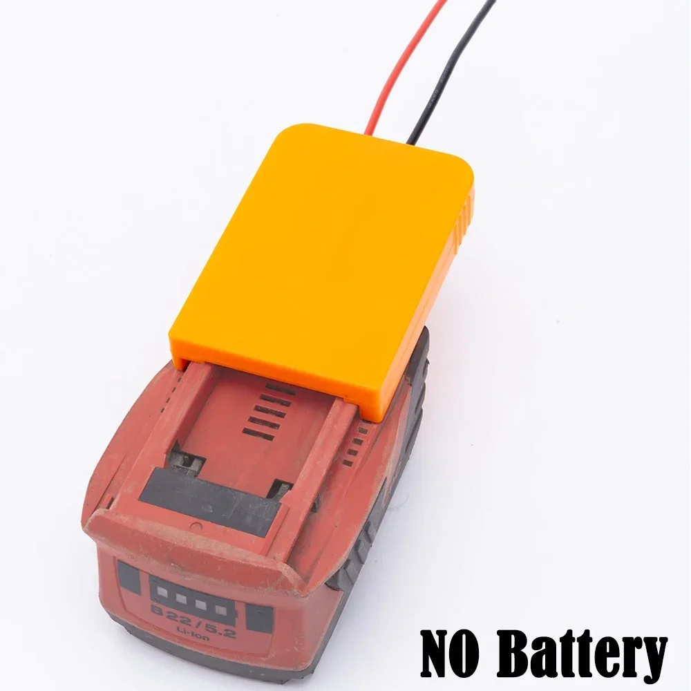 

Battery DIY Adapter For HILTI 22V B22 CPC Li-ion Battery Wireless 14AWG Connector Robotics (Batteries not included)