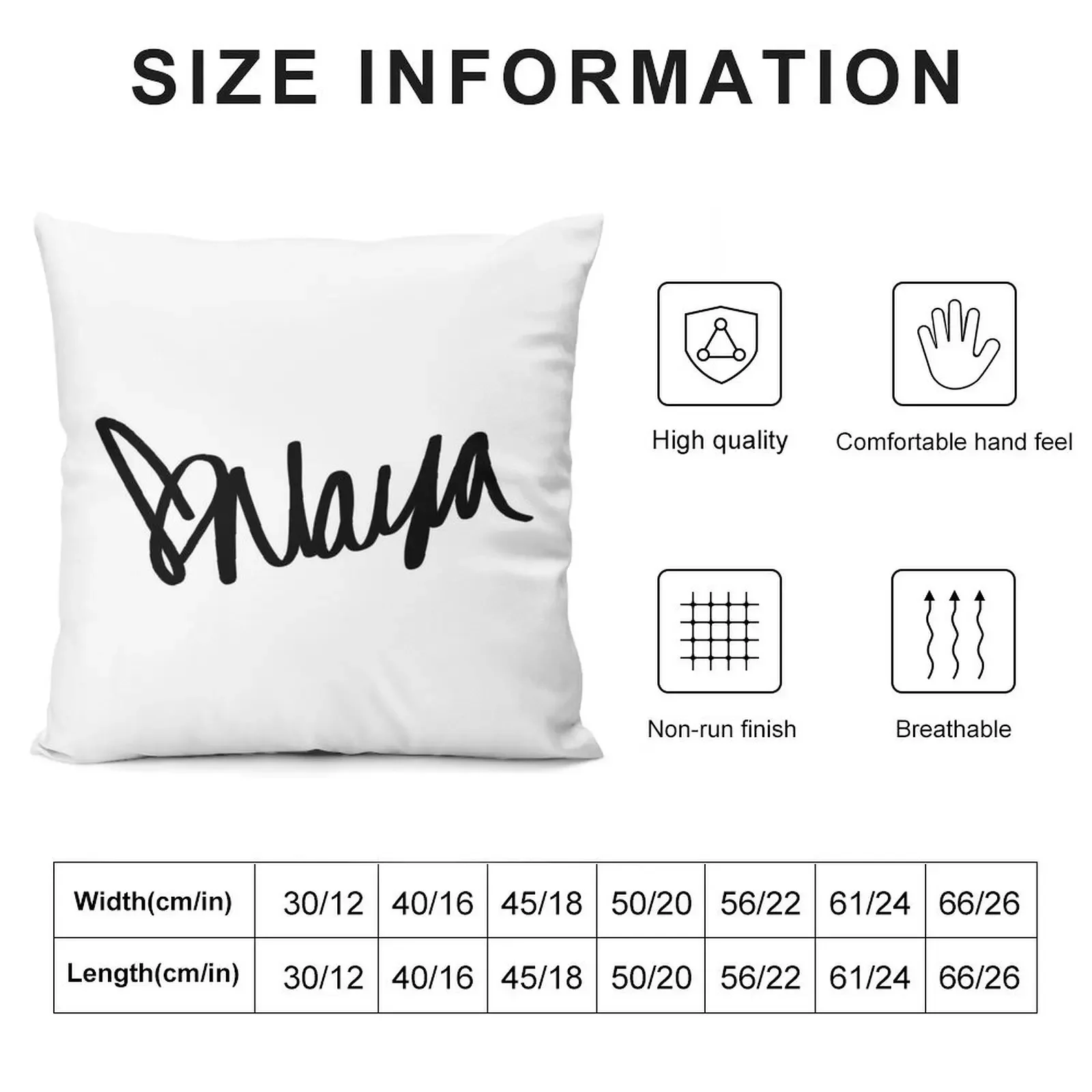 Naya Rivera autograph Throw Pillow Sofa Covers Decorative Sofa Cushions Luxury Cushion Cover pillow