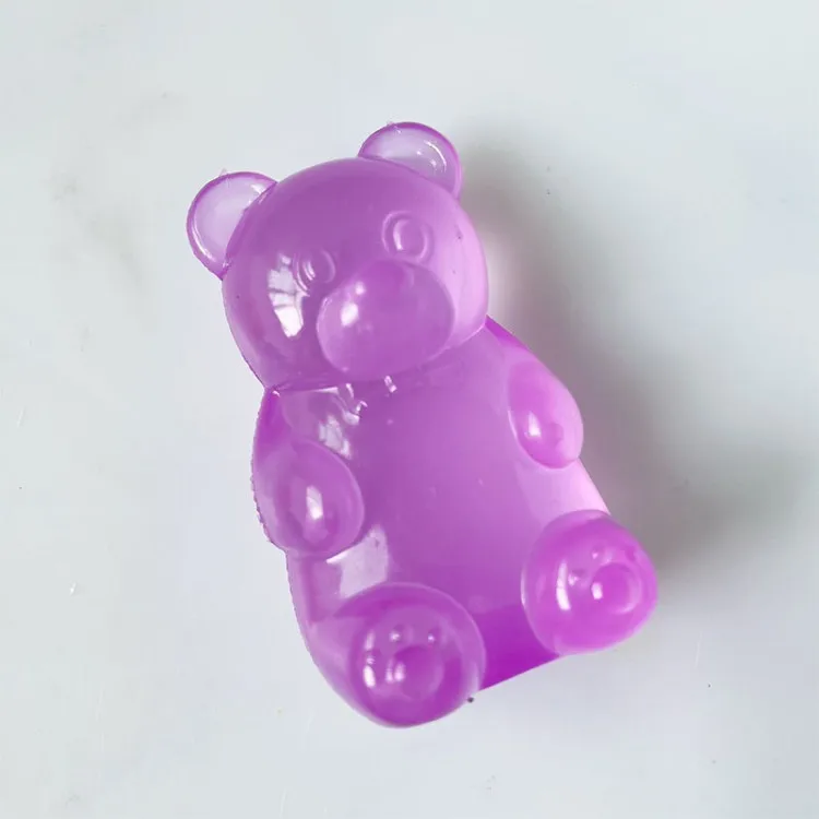 New Candy Color Bear Maltose Squishy Toy Slow Rebound Elastic Fidget Toy Anti-Anxiety Stress Relief, Factory Wholesale - Detail 1