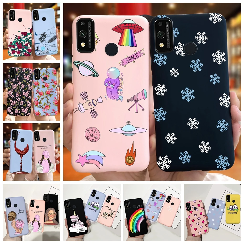 For Honor 9X Lite Case JSN-L21 Cute Cartoon Phone Case Silicone Soft Back Cover For Honor 9X Global STK-LX1 Funda Honor9X Lite