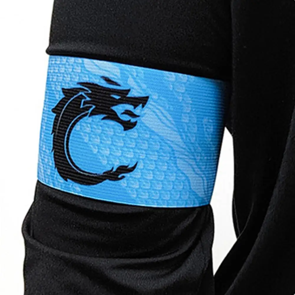 Arm Thickness Adjustable Armband Elastic Anti slip Soccer Captain Armband for Team Training Outdoor Football Sports