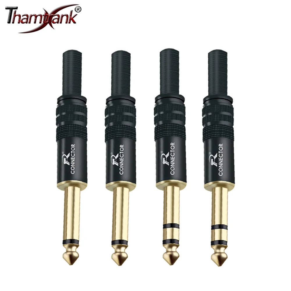 10pcs 6.35mm Mono/Stereo Jack 1/4\