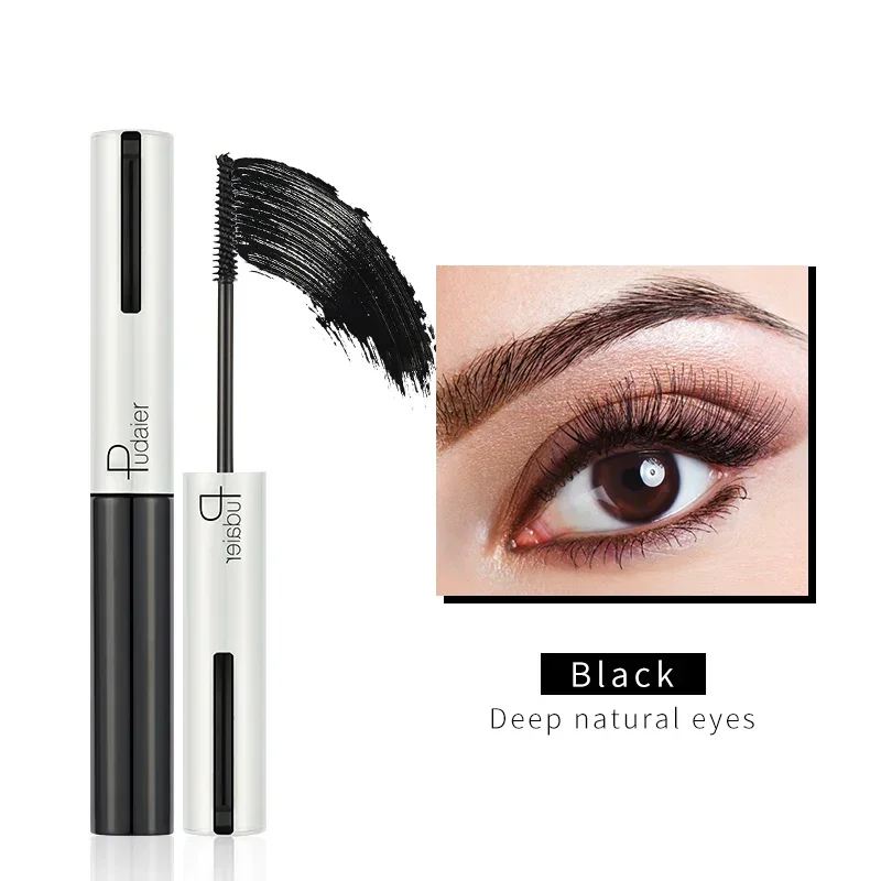 2024 Mode Schwarz Mascara Make-Up 4D Seidige Natürliche Lange Wimpern Mascara Wasserdichte Mascara Verlängerung Dicke Dauerhafte Curling Rimel