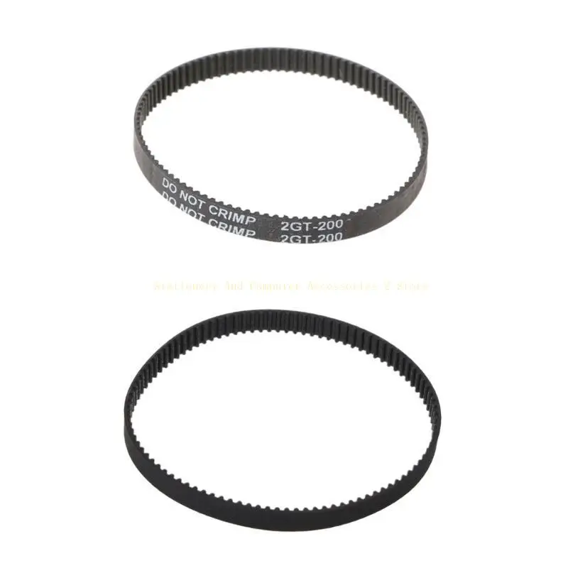 Printer 6mm Rubber Material Black GT2 Synchronous Timing Belt For 3D Pully