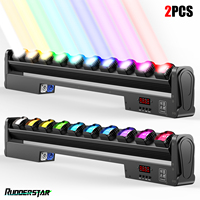 2PCS RGBW 4in1 Wall Wash Light 250W Swing Dot Beam Lights DJ Disco Party Lights LED Effect Light for Stage Theater Bar Wedding