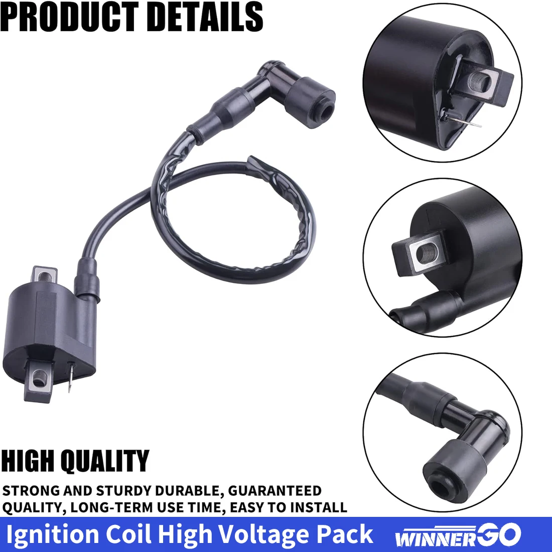 Motorcycle Ignition Coil FOR YAMAHA TW200 TW 200 TRAILWAY Kawasaki KX60 KX65 Suzuki LT500 LT 500R LT250 Honda ATC250 ATC 250 110