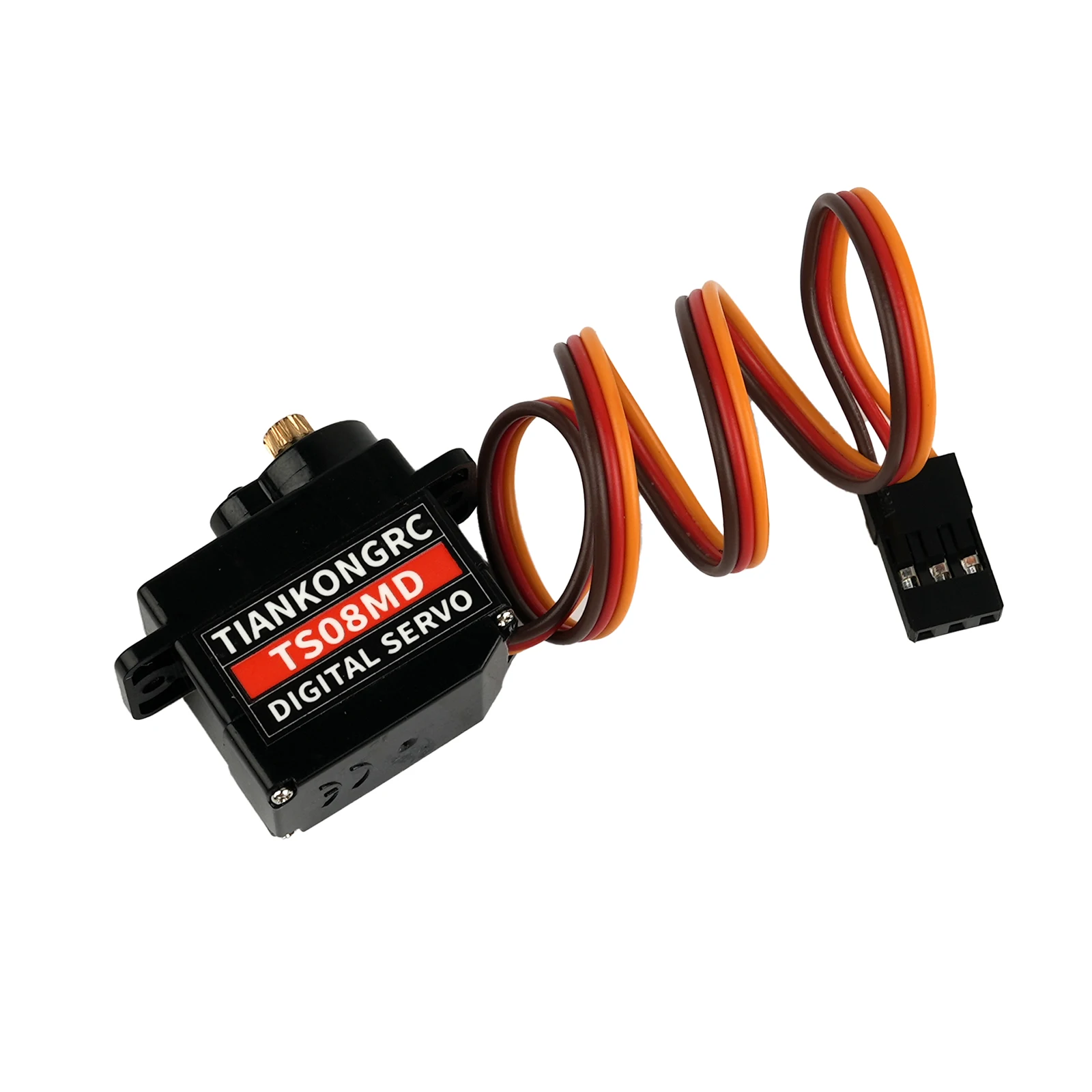 2 pçs 12g micro digital mini ts08md servo rc metal engrenagem 180/270/360 graus escova de carbono motor diy para carros helicóptero barco robô