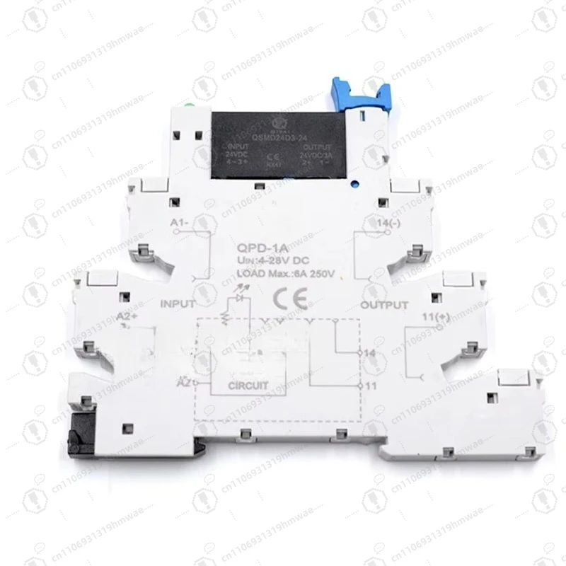 240VAC مرحل الحالة الصلبة النحيف مرحلة واحدة مخرج تيار متردد 1A 2A DIN السكك الحديدية SSR التتابع #1