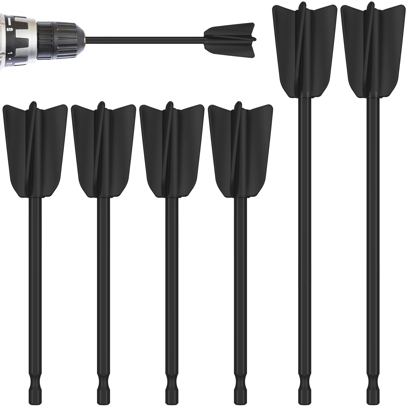Imagem -02 - Paint Agitando Misturando Vara Putty Cimento Mixer Paddle 4-blade para Resina Epóxi Óleo de Látex Óleo Pcs