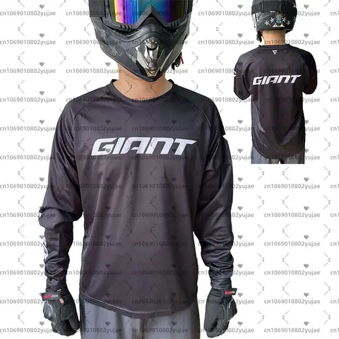 Men's Giant mtb shirt BXM mountain bike jersey DH motocross downhill giant jersey Quick-drying breathable T-shirt