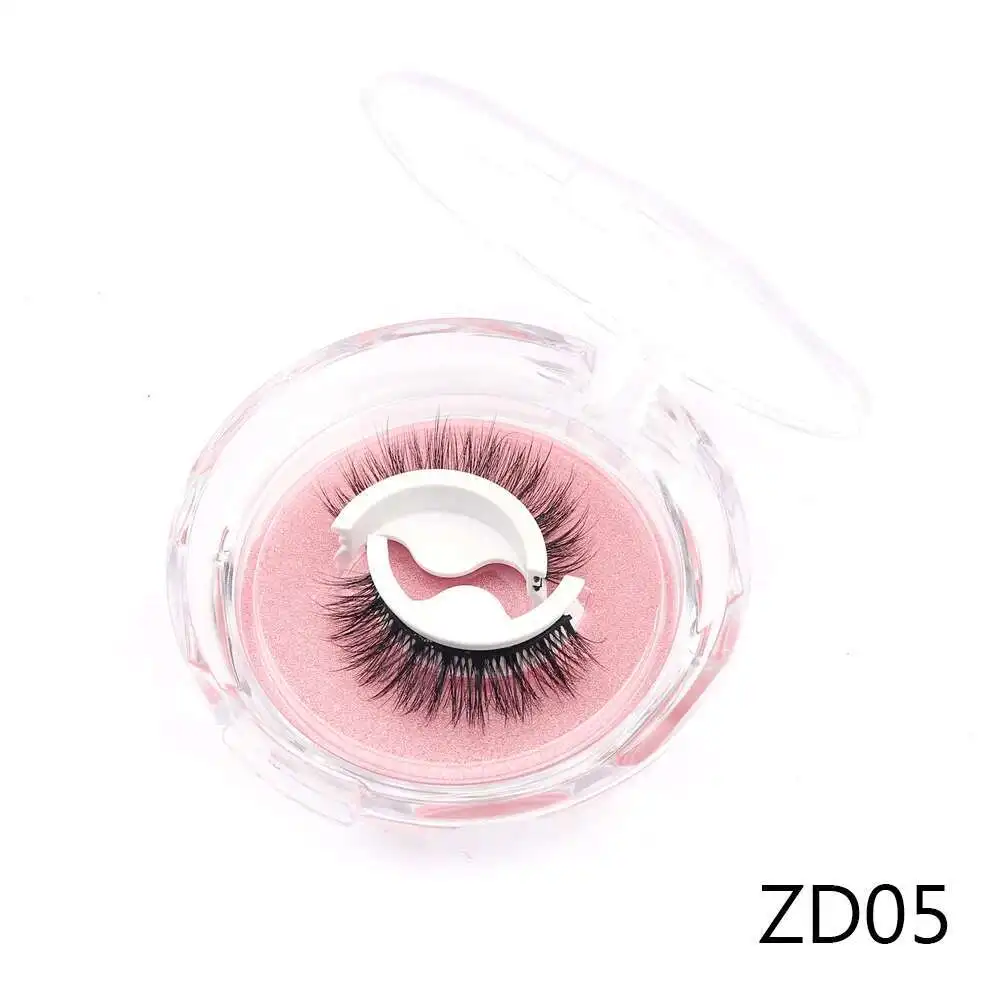Wiederverwendbare selbstklebende falsche Wimpern, Vollstreifen-Wimpern, kleberfrei, 3 Sekunden zum Tragen von Wimpernverlängerungen, Schönheitszubehör, 1Pai – Detail 5