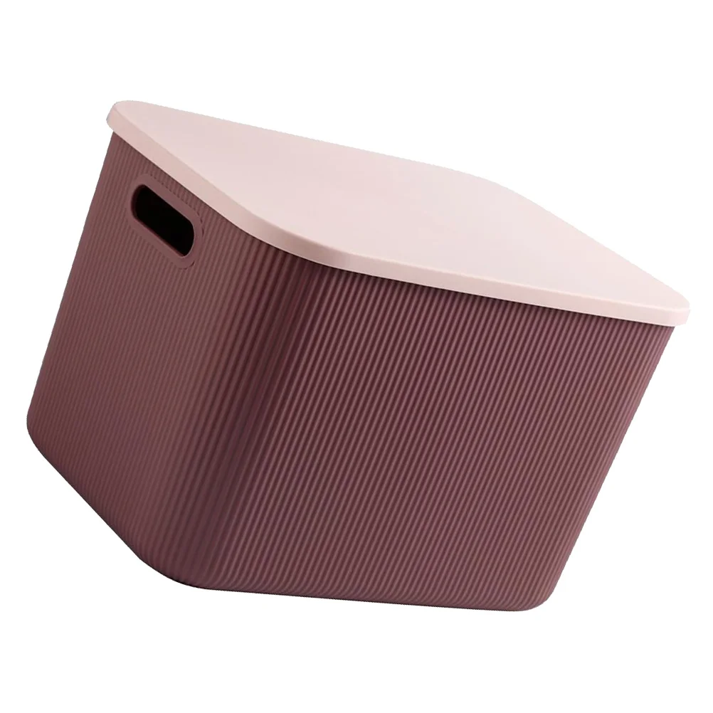 

Storage Bin with Lid Craft Containers Bathroom Organizer Cube PP Organizing Bins Office Sewing Supplies