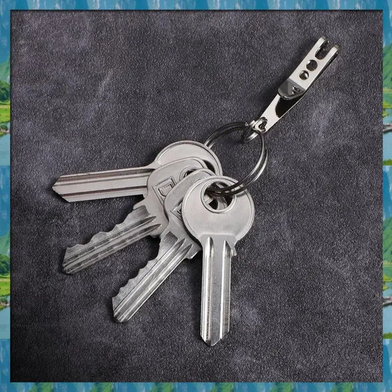 

Быстрая доставка - карманный зажим для глубокого переноски, набор из 10 предметов, подвесные зажимы из нержавеющей стали для ключей, аксессуар для ремня для уличных сумок