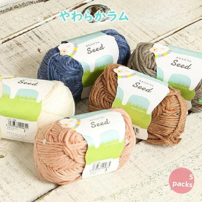

Пряжа из мягкой овечьей шерсти DARUMA для аксессуаров одежды, ремней, шапок, шарфов, материалов для ручного вязания и кроше