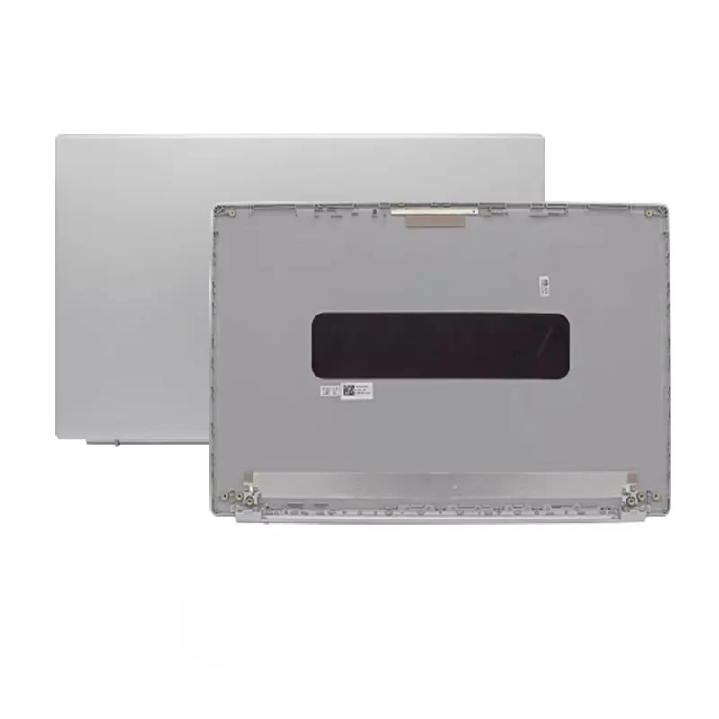 Nowa Obudowa LCD (Tylna Pokrywa) z Ramką Przednią i Zawiasami do Laptopów Aspire A115-32 A315-58 A315-35 EX215-54 N20C5, Srebrno-Czarna, Plastikowa — zdjęcie produktu 3