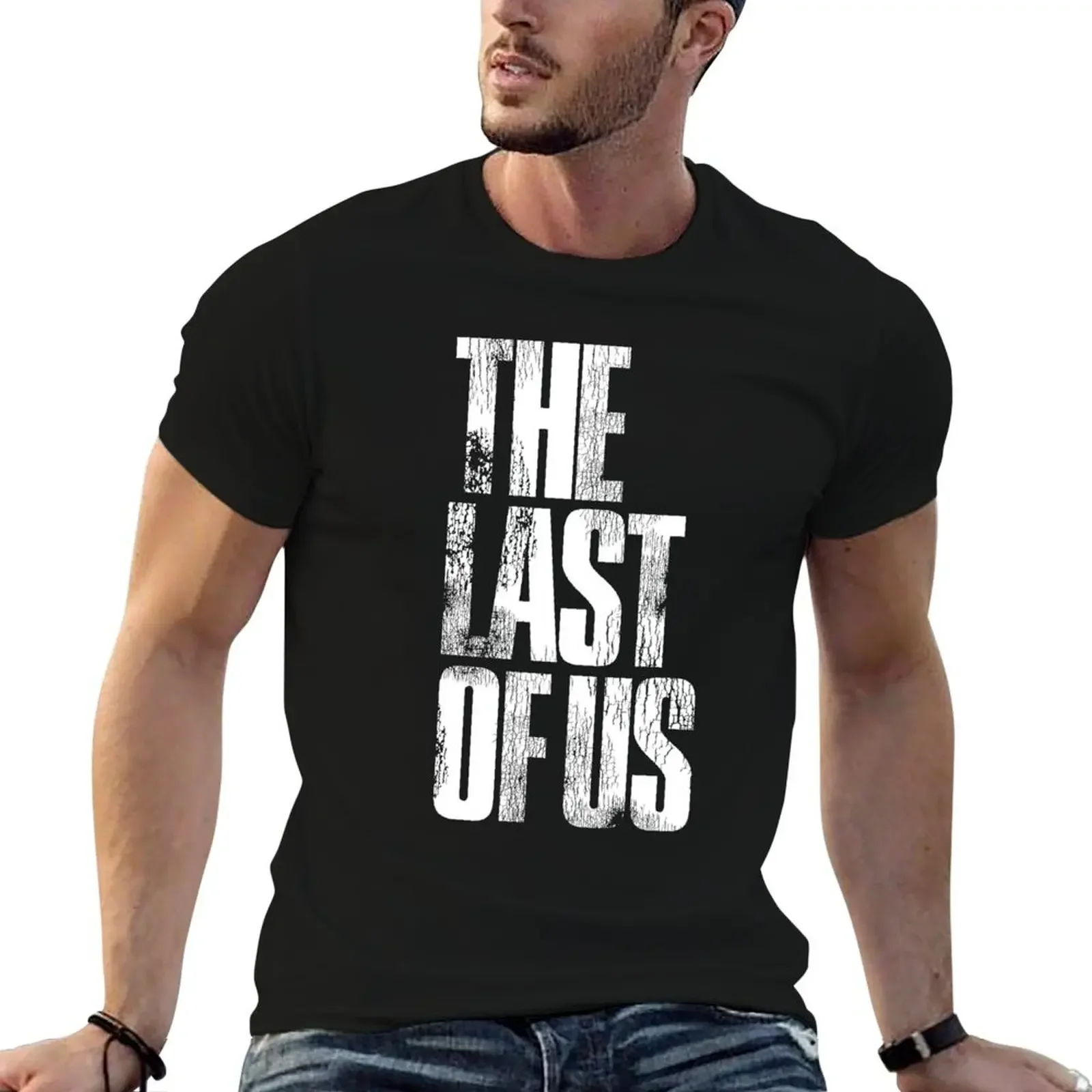 

The Last Of Us (Worn White) T-Shirt oversize t-shirts man animal prinfor boys anime stuff men t shirts