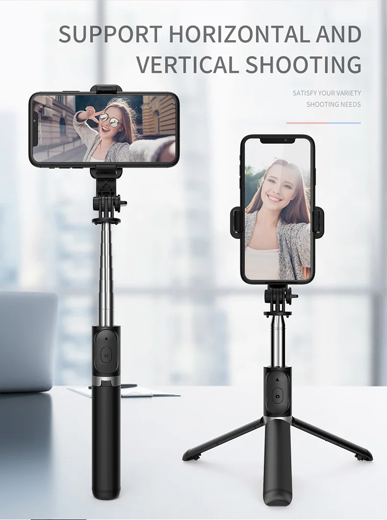 40-Inch Selfie Stick Floor Tripod with Remote product photo