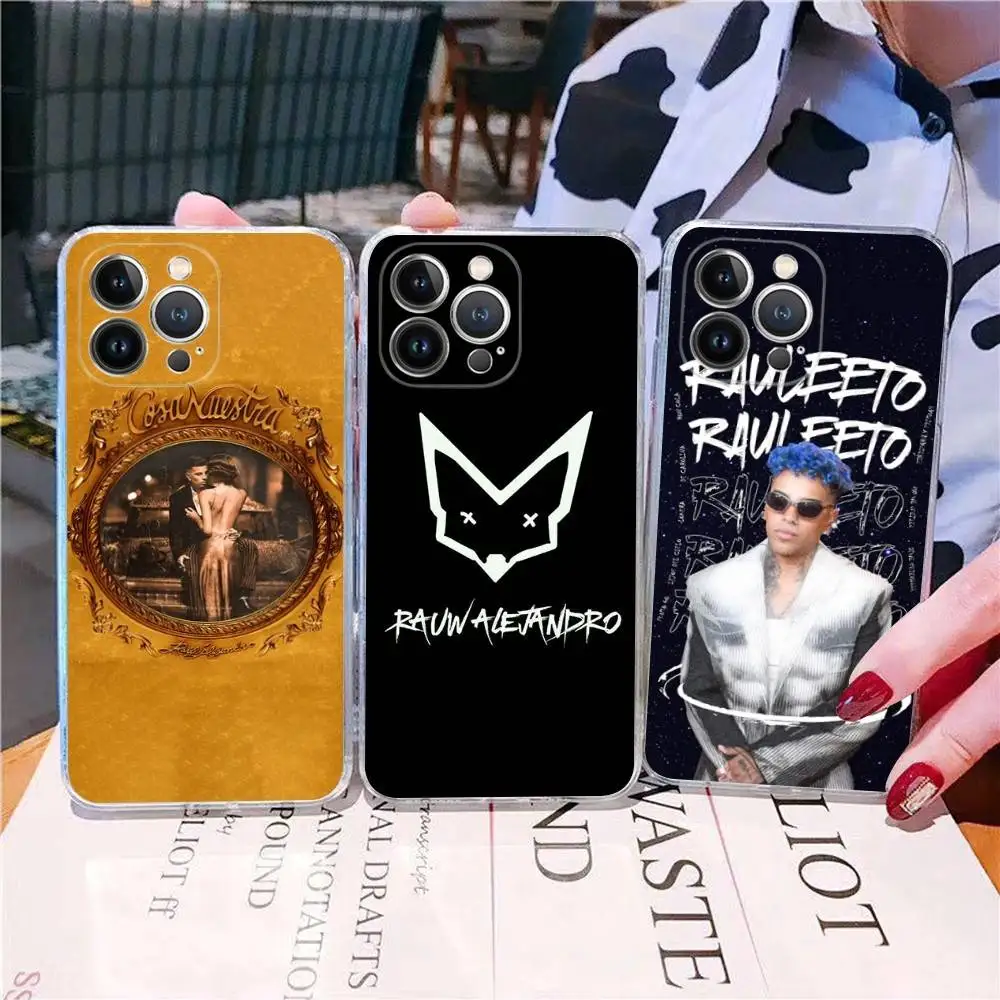 Прозрачный противоударный чехол Music R-Rauw Alejandro Rap для iPhone 11 12 13 14 15 16 17 Pro Max Plus Air