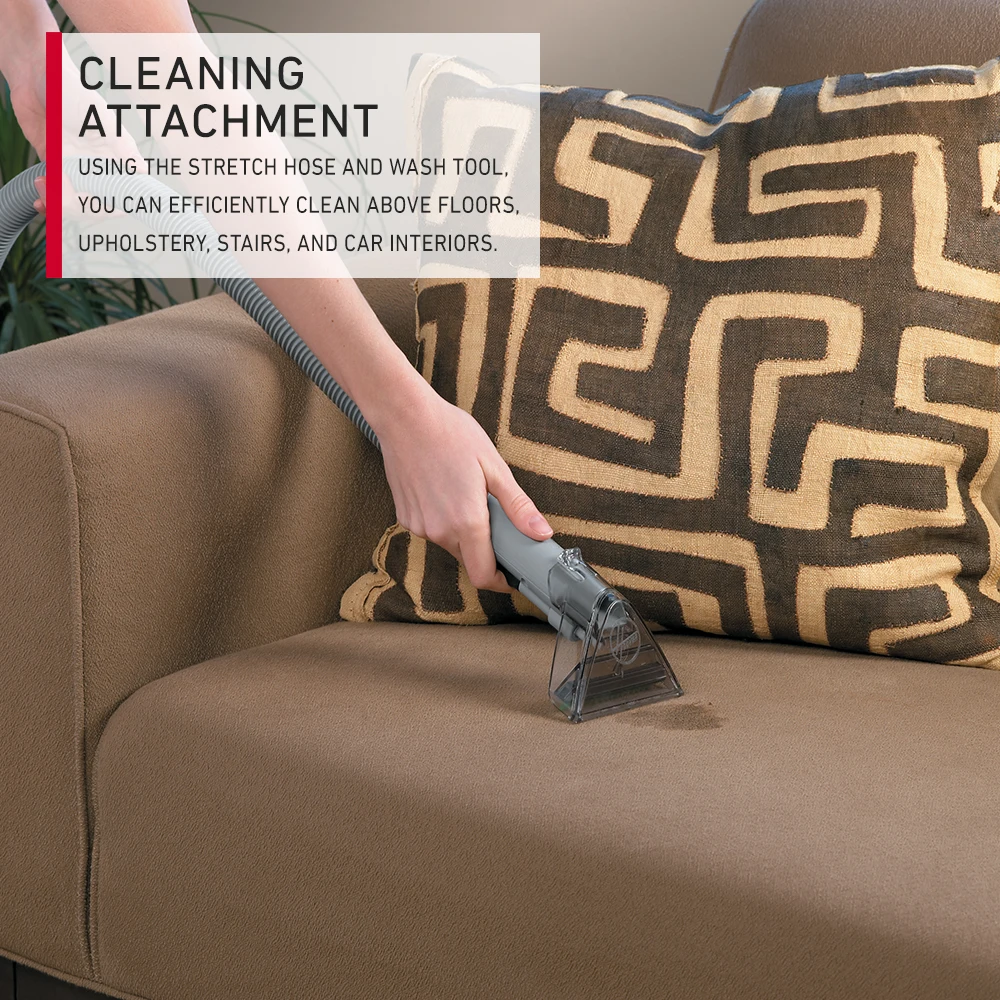 فرشاة هوفر وغسل 2 في 1 لغسالة السجاد ومنظف الأرضيات الصلبة وفرك دوار وتقنية الخزان المزدوج للمنزل والمكتب والسجاد وشعر الحيوانات الأليفة