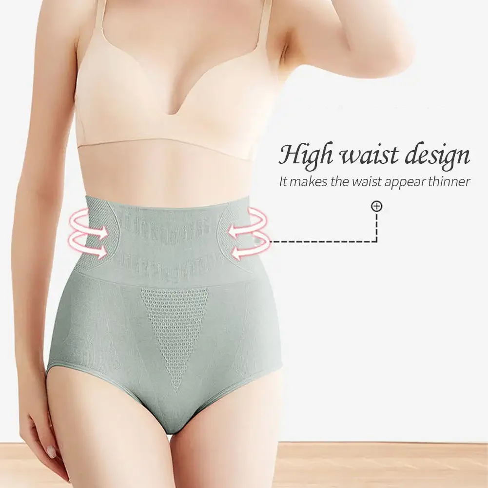 Plus Size High Waist Panties Women\'s Panties Seamless Postpartum Waist Trimming Breathable Pure Cotton Crotch Panties