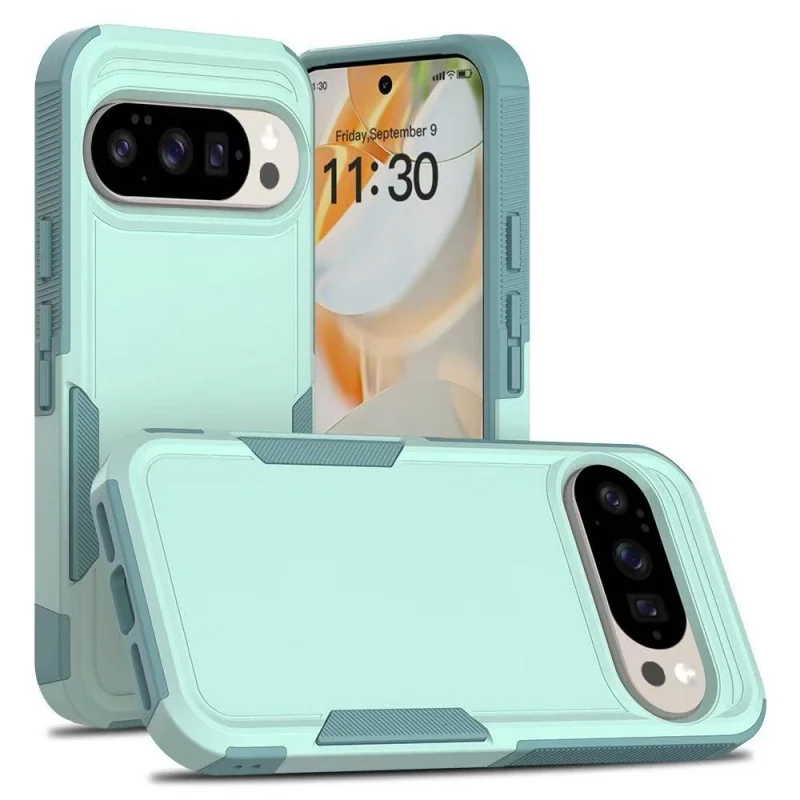 Jiami Hangqi 2-in-1 Flache Anti-Sturz Handyhülle für Google Pixel 10 9 Pro XL 8 7 9A 8A 7A