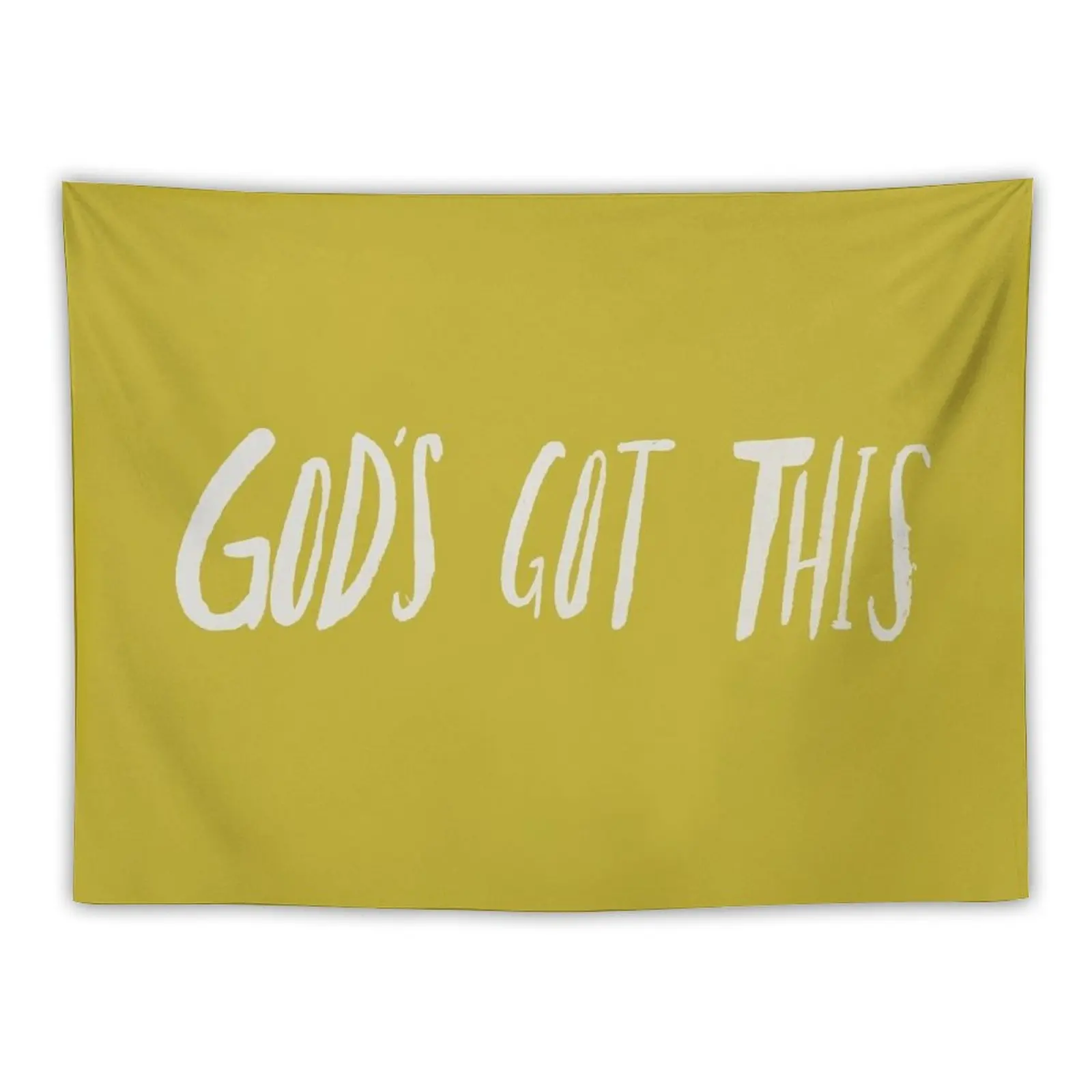 

God's Got This x Mustard Tapestry Wall Decoration Tapestry Wall Hanging Luxury Living Room Decoration Aesthetics For Room