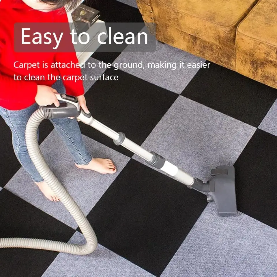 Thicken Floor Tiles Sticker Self Adhesive Carpet Square Rug Peel And Stick Mat DIY Flooring For Living Room Bedroom Home Decorat