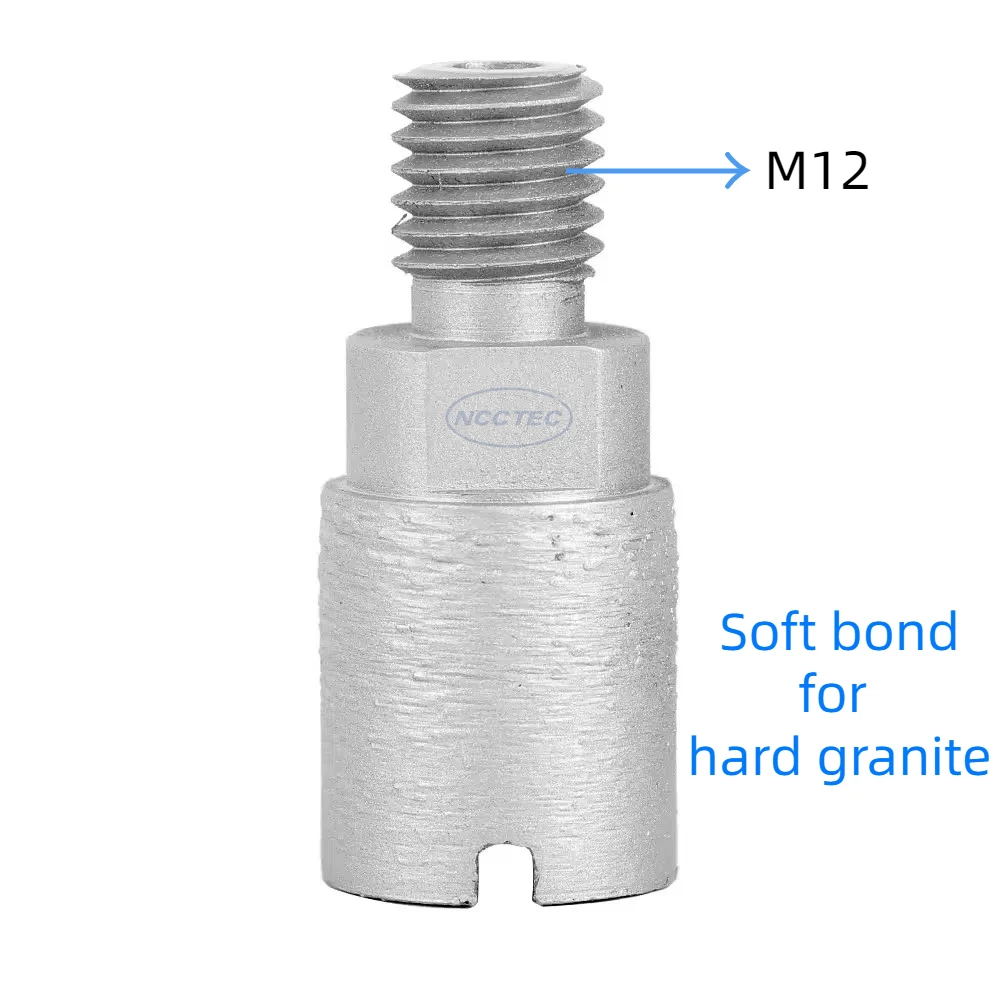 Imagem -05 - Bocados de Broca Aglomerados ou Galvanizados do Núcleo do Diamante Furo Viram o Cortador 08 Diâmetro de 20 mm M12 Linha M10 20 mm os