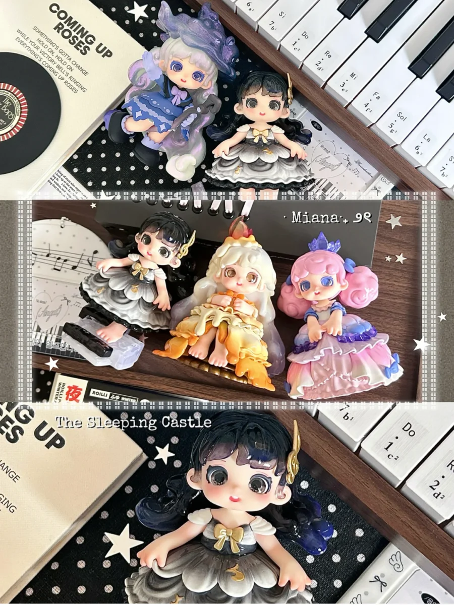 

Miana Blind Box the Sleeping Castle Series Anime Trendy Desktop Decorative Ornaments Action Figures Collectible Model Toy Gifts