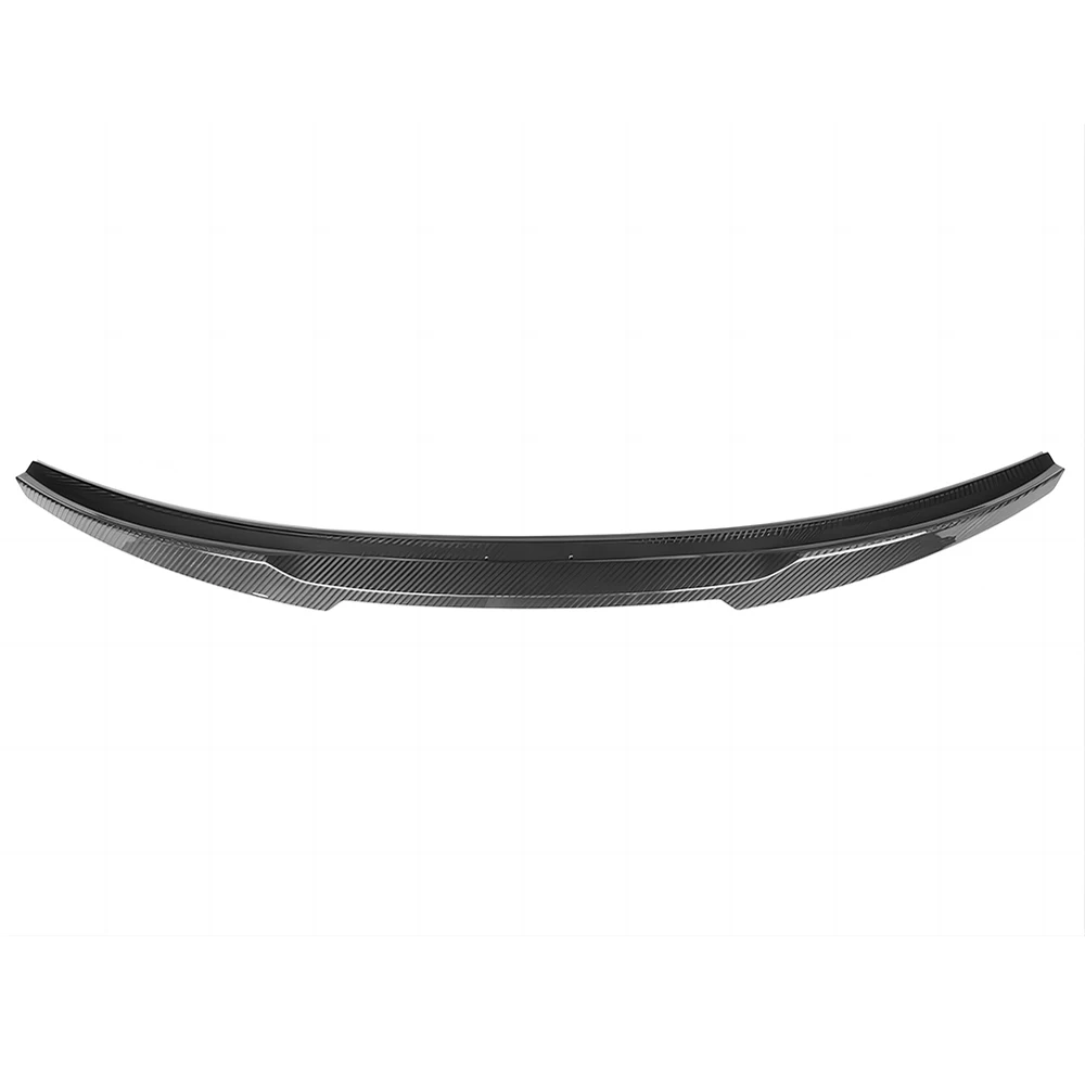 Dry Carbon Fiber Rear Trunk Spoiler Wing Lip Bootlid For 20-23 Audi A6 C8 M4 Style Decktail Exterior Accessory