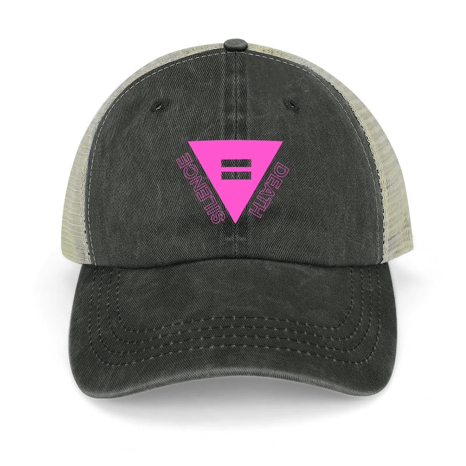 

PINK TRIANGLE, SILENCE = DEATH Baseball Cap Custom Cap hats for men Beach Bag For Man Women's