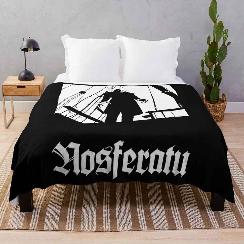 

Nosferatu black Classic Throw Blanket Extra Large Throw Personalized Gift Blankets