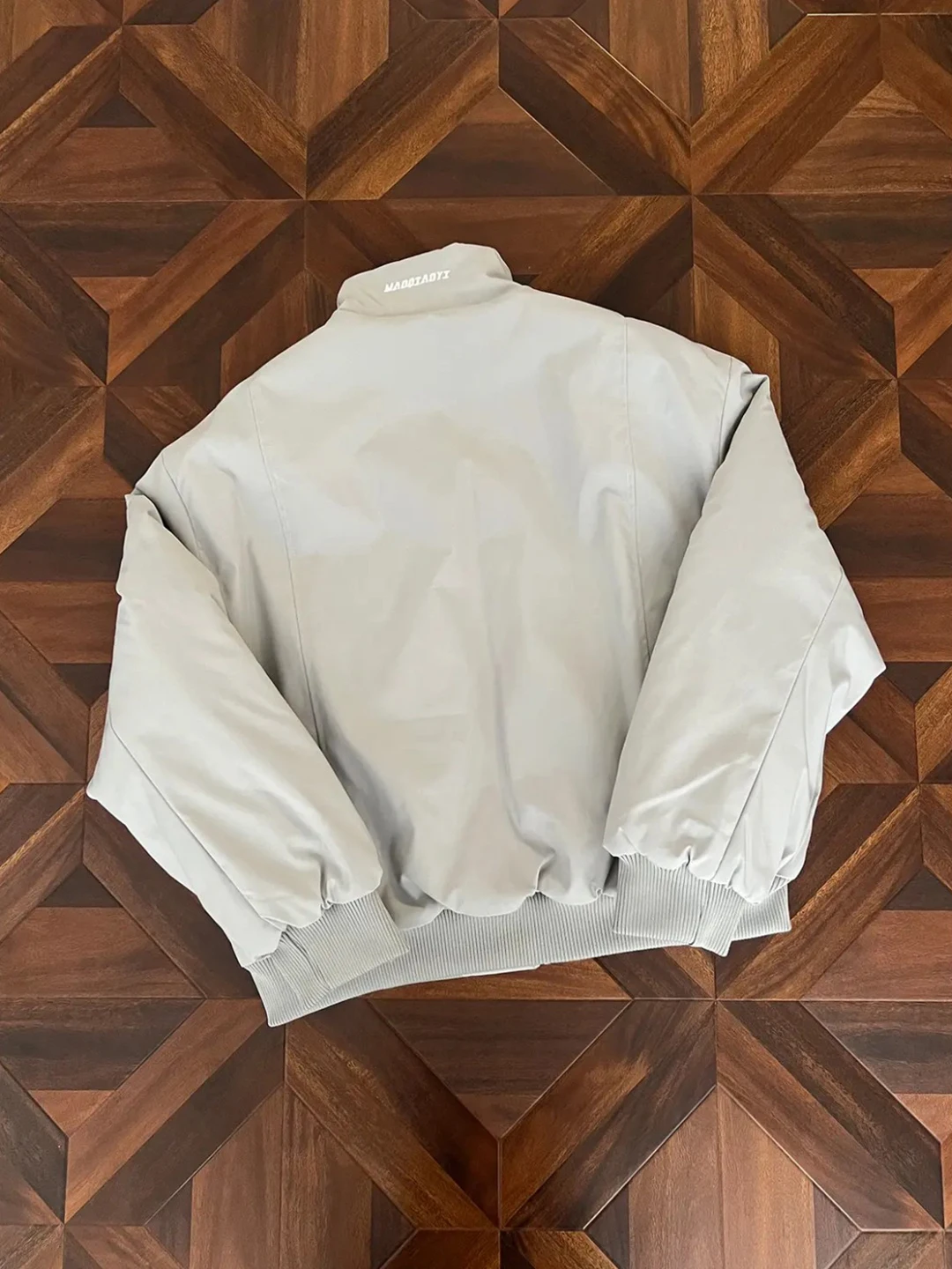 Thickened Cotton Jacket Men's Winter American Pilot Style Patchwork Stand Collar Coat Warm Casual Long Sleeve Standard Fit