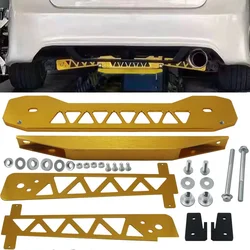 Aluminum REAR SUBFRAME BRACE TIE BAR LOWER CONTROL FAKE ARM COMPLETE KIT FOR HONDA CIVIC FG2 FD 06-11