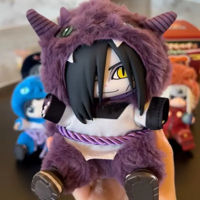 Caja ciega auténtica Eaki Naruto Uzumaki Cute Beast Party V2, muñeco de peluche, caja misteriosa, juguetes de moda, llavero para regalos sorpresa de Navidad