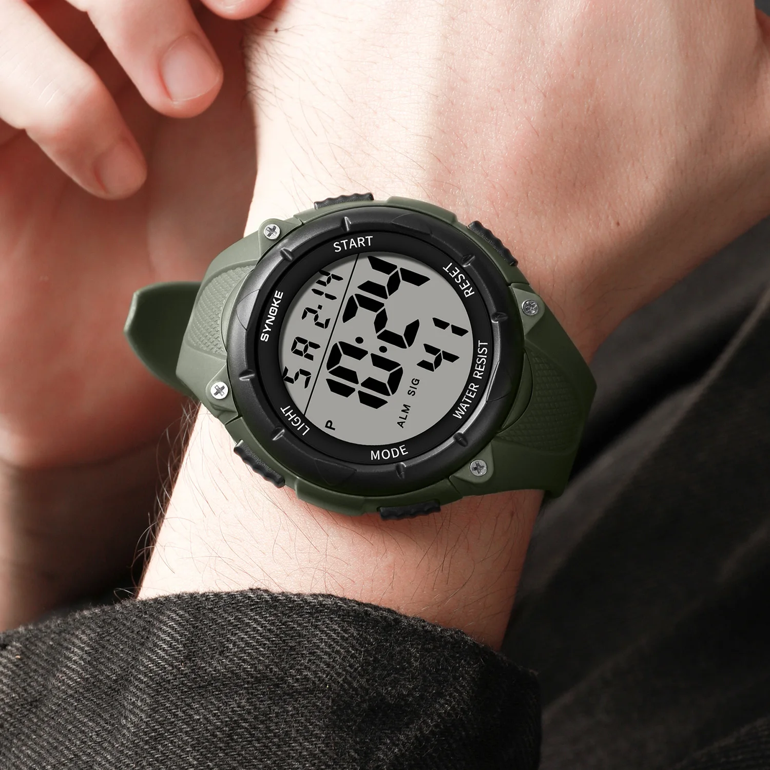 Reloj Digital impermeable para hombre
