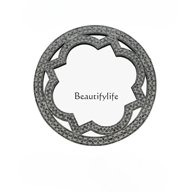 

Original European natural shell bathroom mirror toilet sink decorative mirror high-end makeup mirror