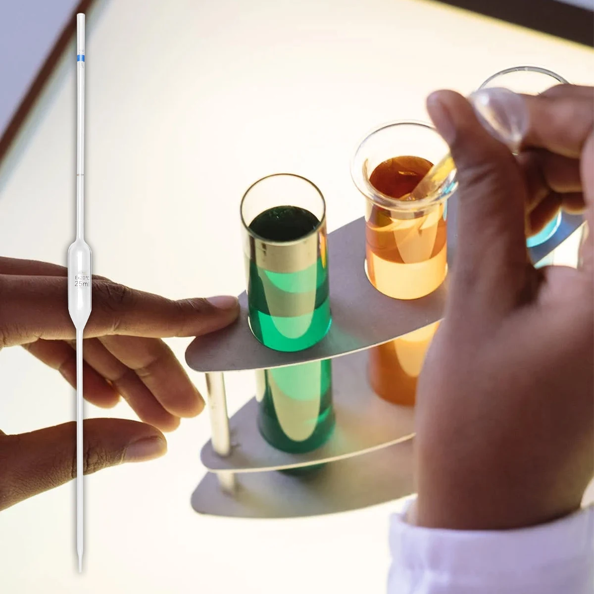 

2Pcs Glass Pipette Ecofriendly Heatproof Durable Long Lasting Experimental Use Big Belly Straw Big Belly Straw