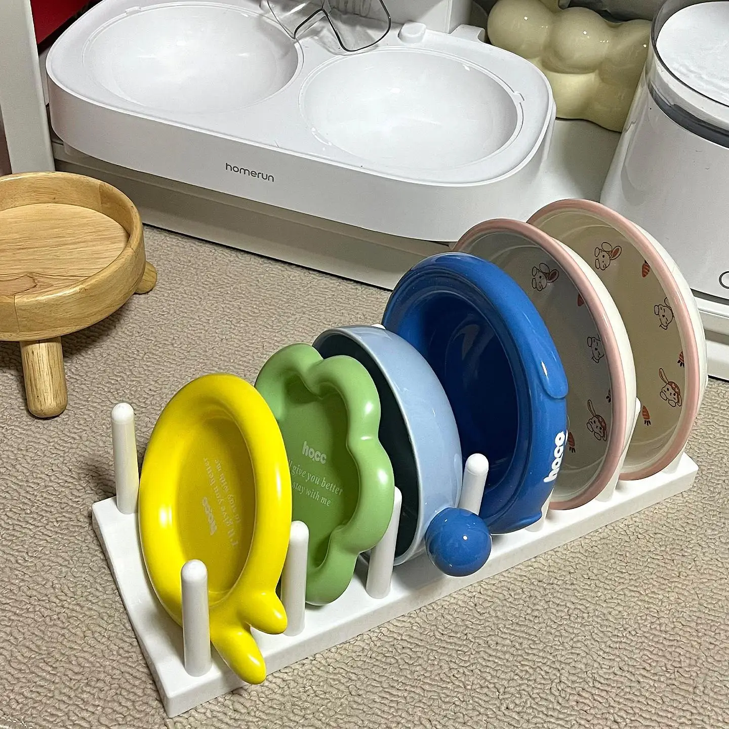 pet-bowl-rack-storage-shelf-draining-shelf-bowl-dog-bowl-food-water-bend-eating-pet-bowl-rack-placement-shelf
