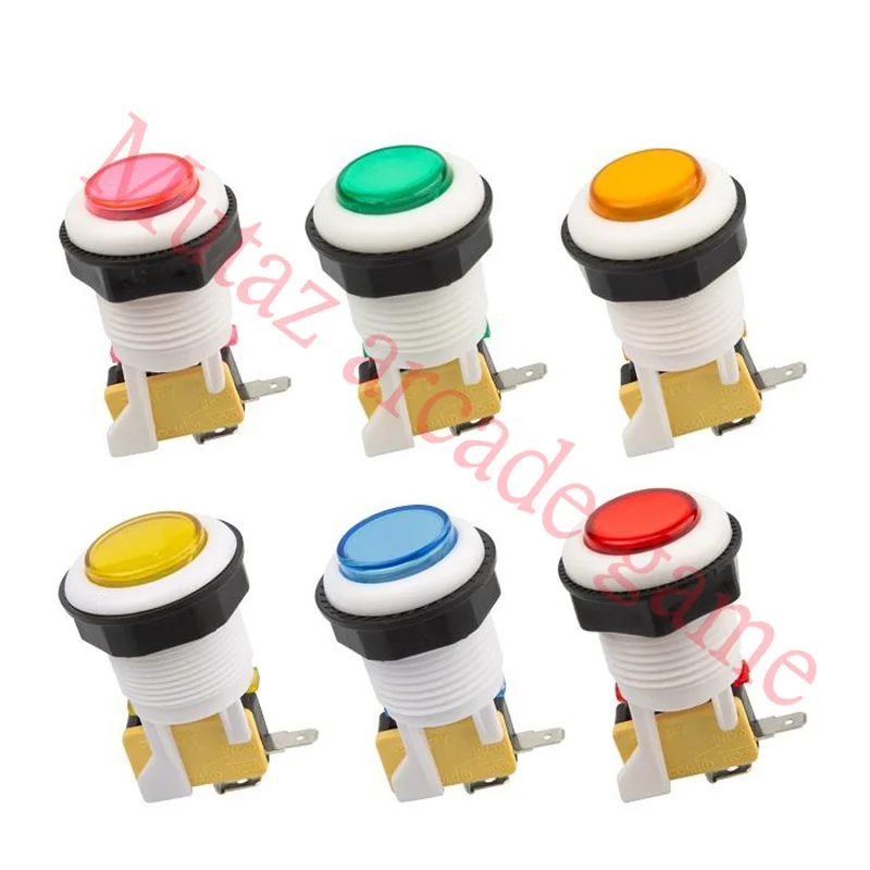 10PCS/Hot A4 plastic push button switch momentary game accessories arcade machine push button switch